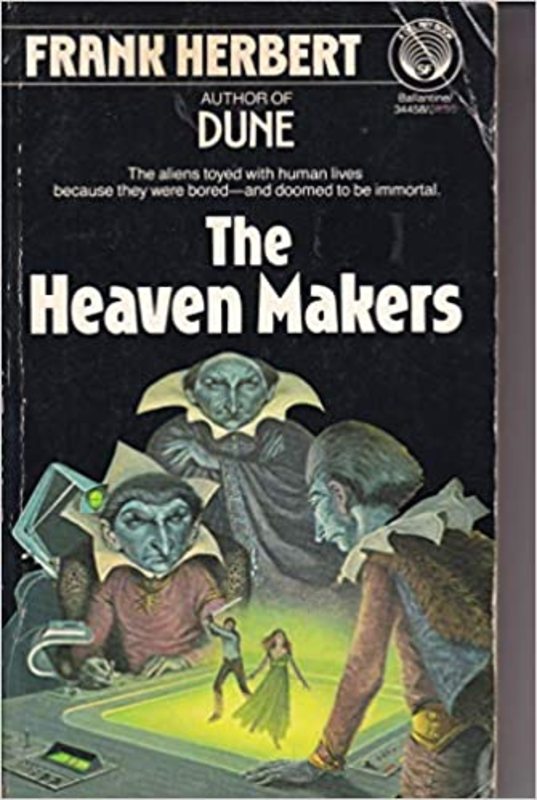 Book cover for "The Heaven Makers" by Frank Herbert
