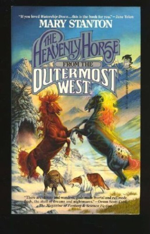 Book cover for "The Heavenly Horse from the Outermost West" by Mary Stanton