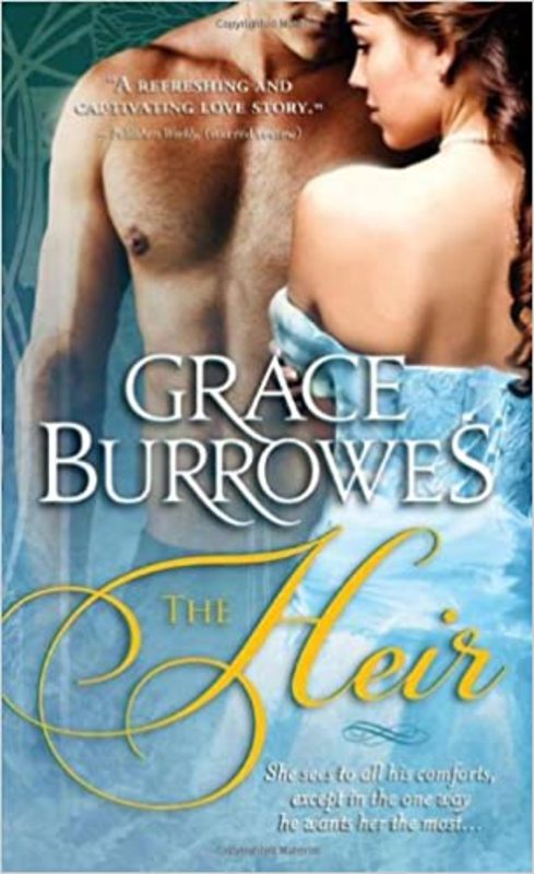 Book cover for "The Heir" by Grace Burrowes