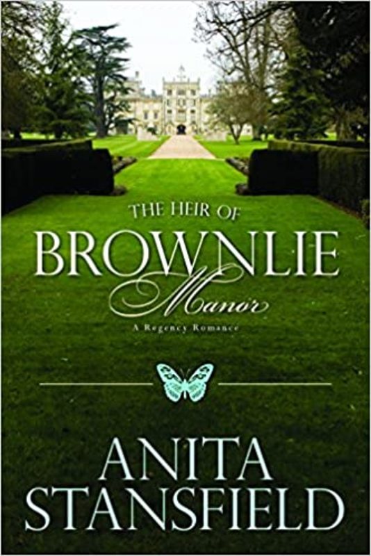 Book cover for "The Heir of Brownlie Manor" by Anita Stansfield