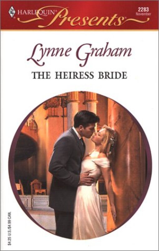 Book cover for "The Heiress Bride" by Lynne Graham