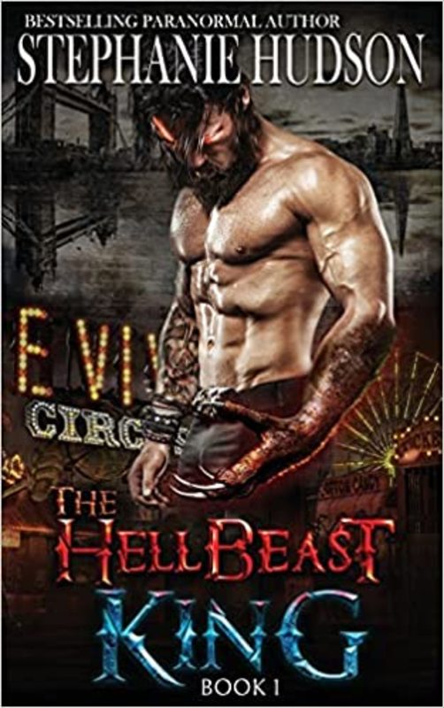 Book cover for "The HellBeast King" by Stephanie Hudson