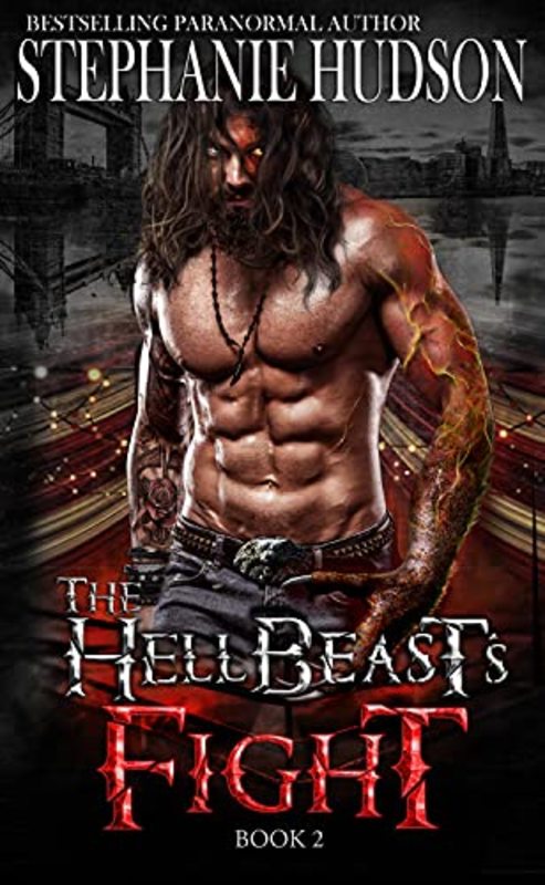 Book cover for "The HellBeast's Fight" by Stephanie Hudson