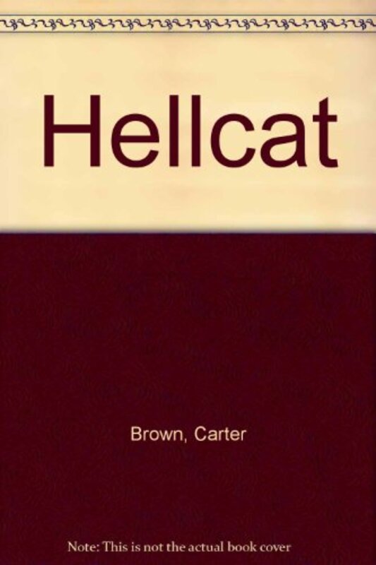 Book cover for "The Hellcat" by Carter Brown