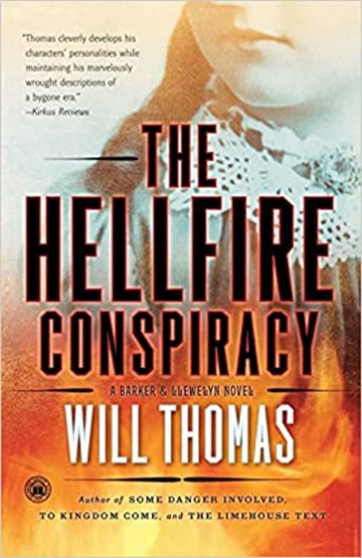 Book cover for "The Hellfire Conspiracy" by Will Thomas