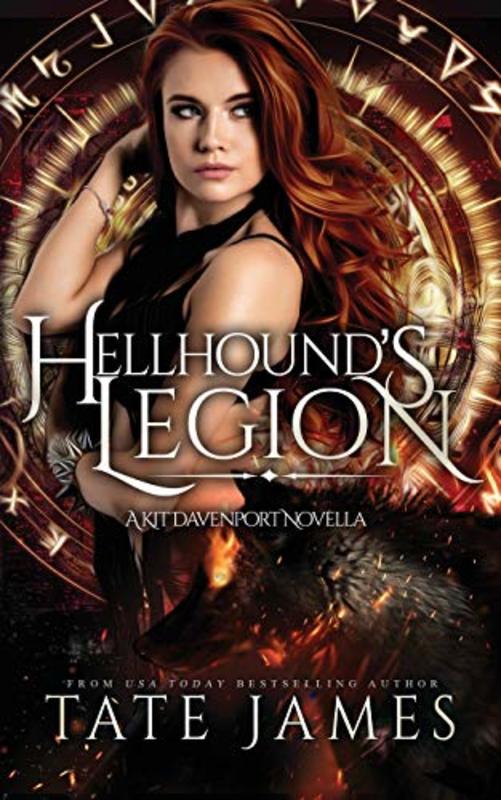 Book cover for "The Hellhound's Legion" by Tate James