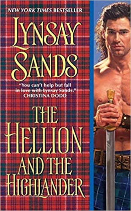Book cover for "The Hellion and the Highlander" by Lynsay Sands