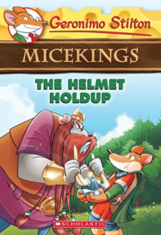 Book cover for "The Helmet Holdup" by Elisabetta Dami