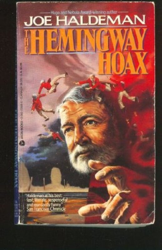 Book cover for "The Hemingway Hoax" by Joe Haldeman