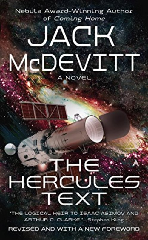 Book cover for "The Hercules Text" by Jack McDevitt