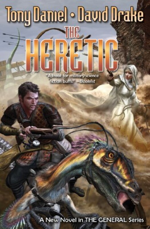 Book cover for "The Heretic" by SM Stirling