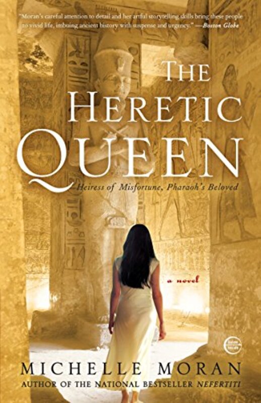 Book cover for "The Heretic Queen" by Michelle Moran