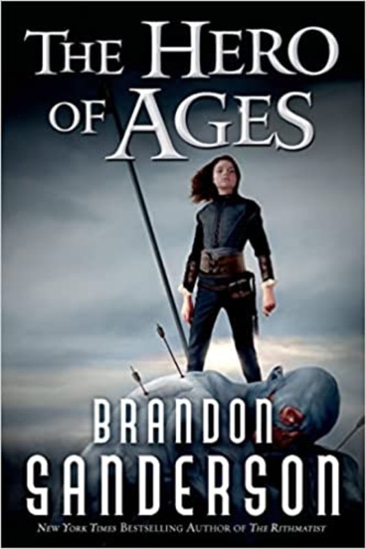 Book cover for "The Hero of Ages" by Brandon Sanderson
