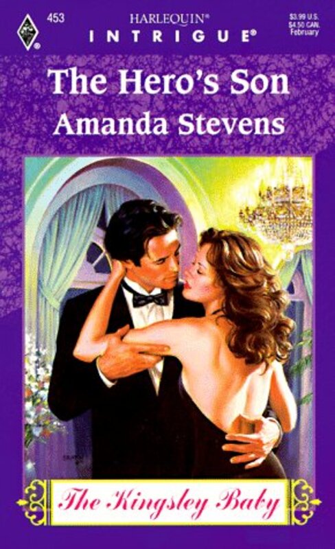 Book cover for "The Hero's Son" by Amanda Stevens