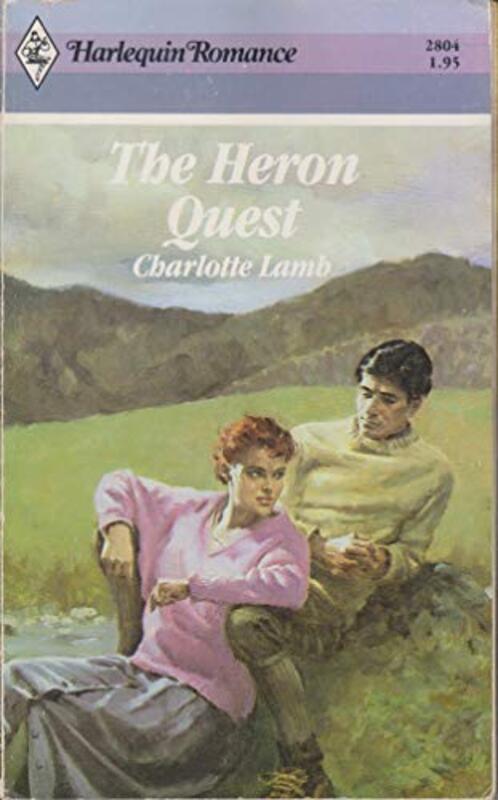 Book cover for "The Heron Quest" by Charlotte Lamb