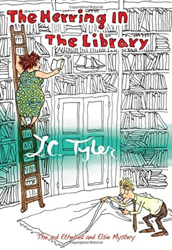 Book cover for "The Herring in the Library" by L C Tyler