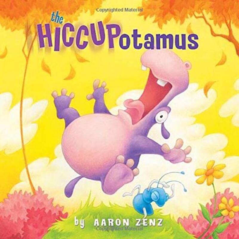Book cover for "The Hiccupotamus" by Aaron Zenz