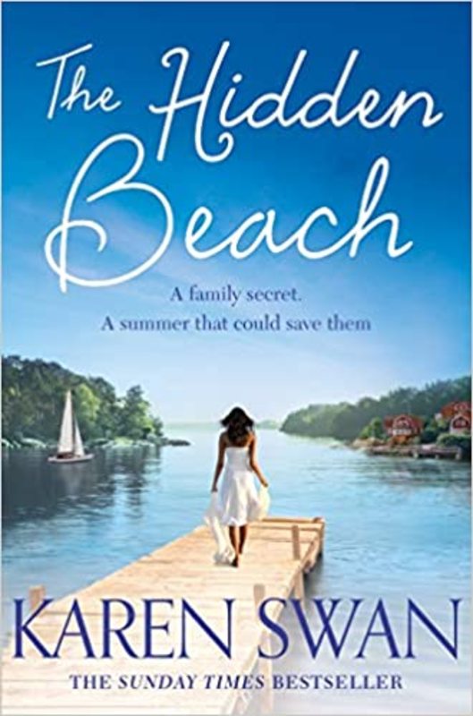 Book cover for "The Hidden Beach" by Karen Swan