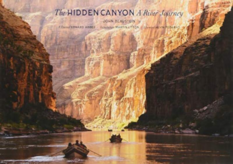 Book cover for "The Hidden Canyon" by Edward Abbey