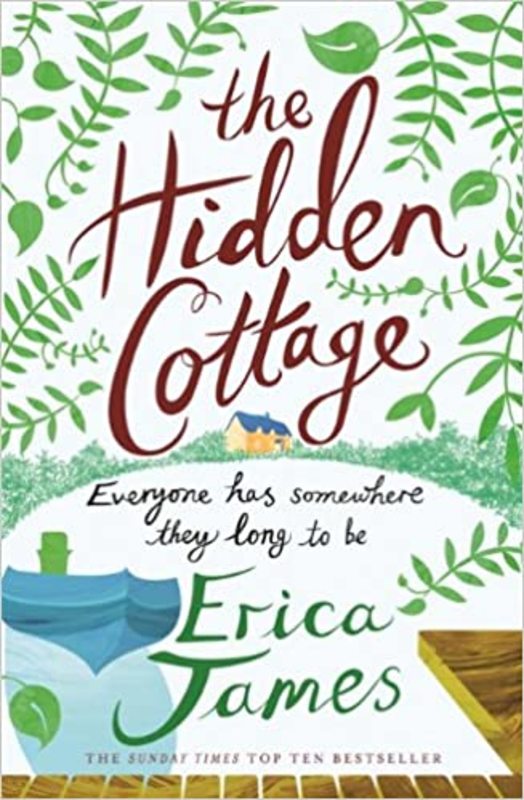 Book cover for "The Hidden Cottage" by Erica James