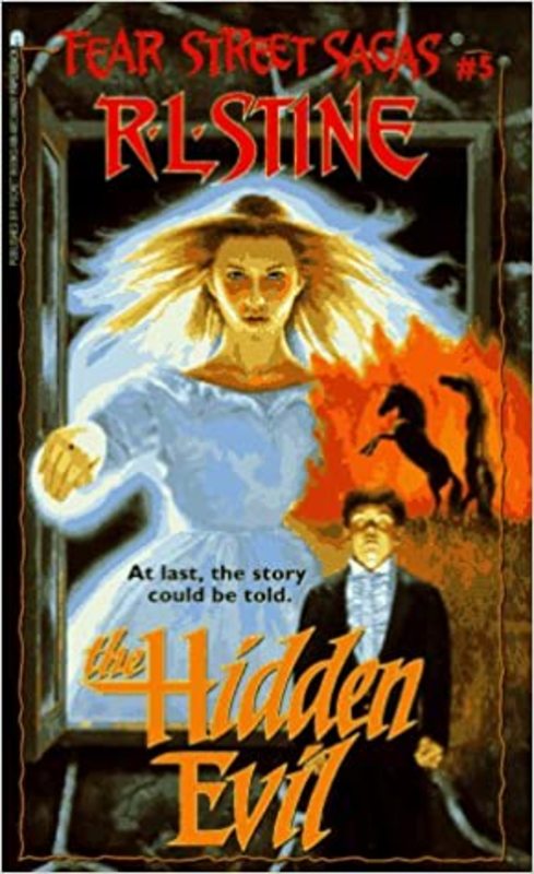 Book cover for "The Hidden Evil" by R.L. Stine