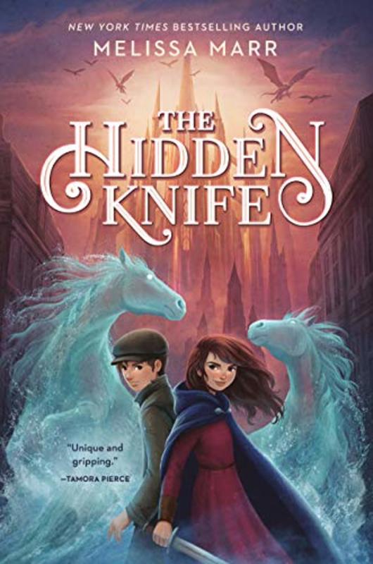 Book cover for "The Hidden Knife" by Melissa Marr