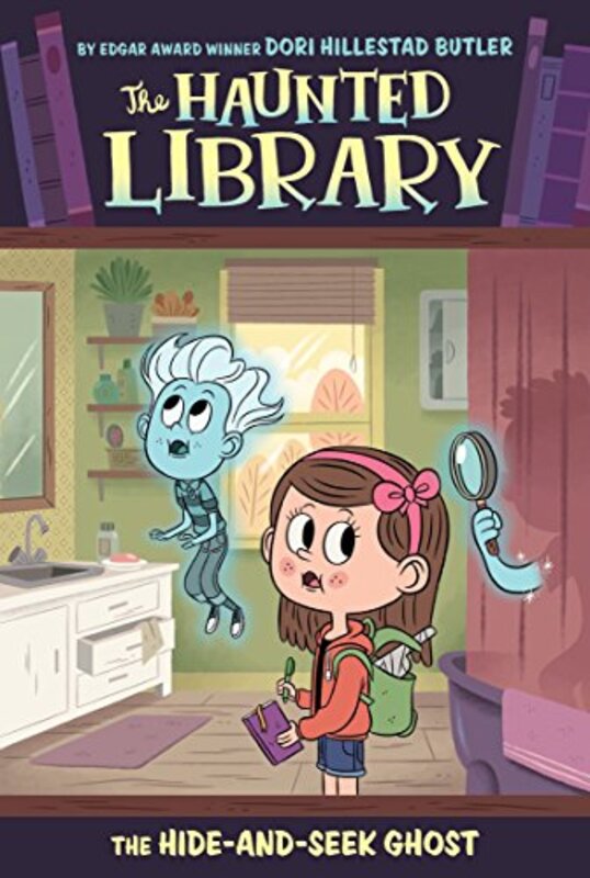 Book cover for "The Hide-and-Seek Ghost" by Dori Hillestad Butler
