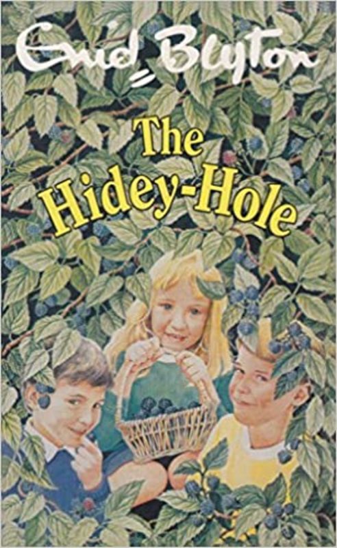 Book cover for "The Hidey Hole" by Enid Blyton
