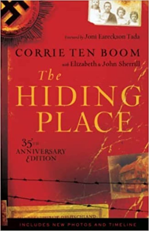 Book cover for "The Hiding Place" by Corrie Ten Boom