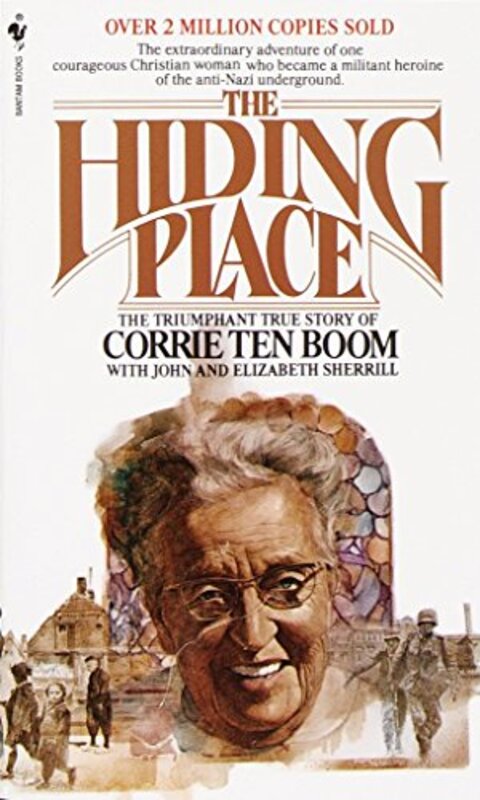 Book cover for "The Hiding Place" by Corrie ten Boom