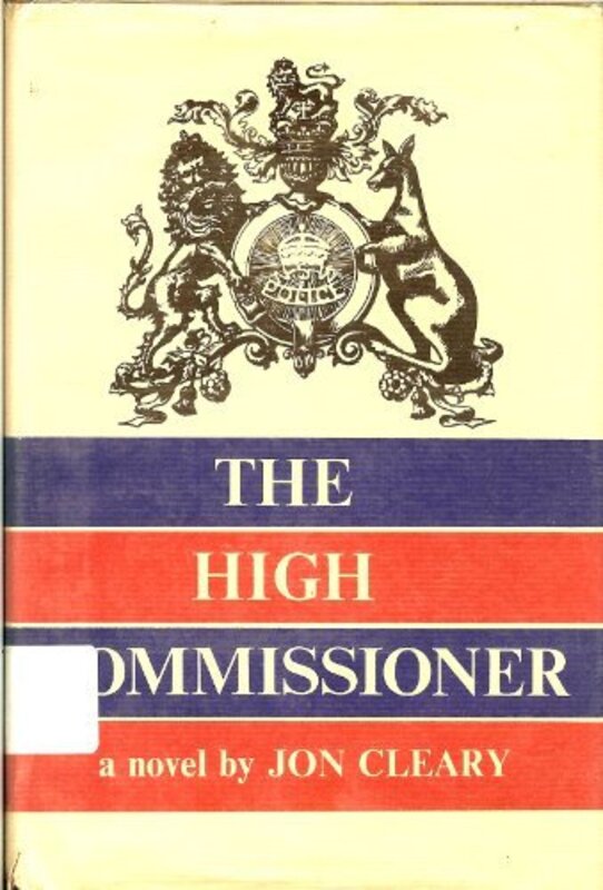 Book cover for "The High Commissioner" by Jon Cleary