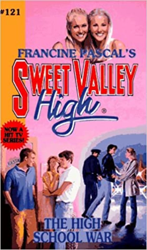Book cover for "The High School War" by Francine Pascal