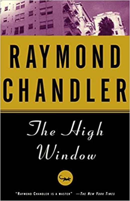 Book cover for "The High Window" by Raymond Chandler