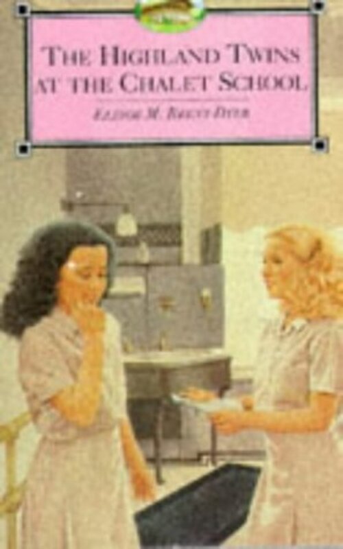 Book cover for "The Highland Twins at the Chalet School" by Elinor M Brent Dyer