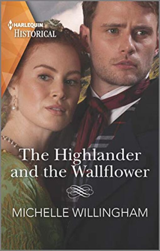 Book cover for "The Highlander and the Wallflower" by Michelle Willingham