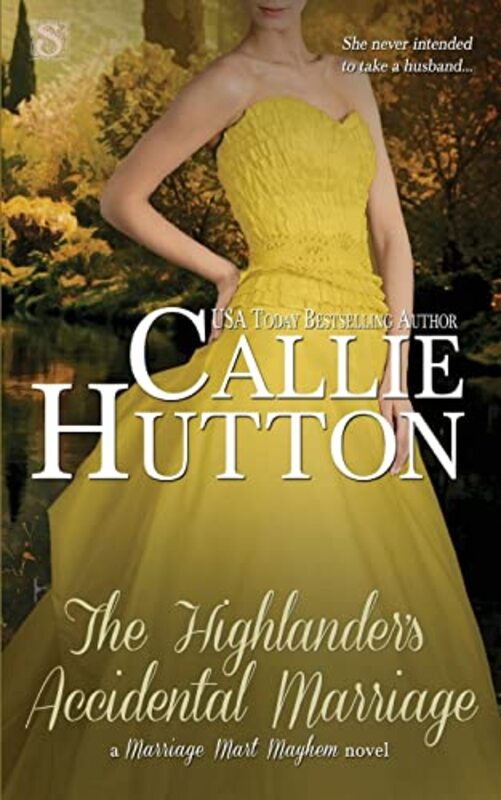 Book cover for "The Highlander's Accidental Marriage" by Callie Hutton