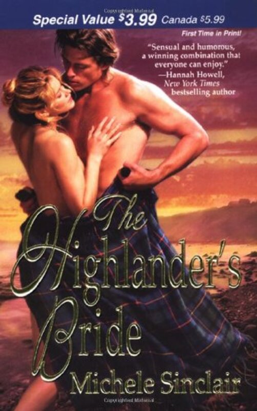 Book cover for "The Highlander's Bride" by Michele Sinclair