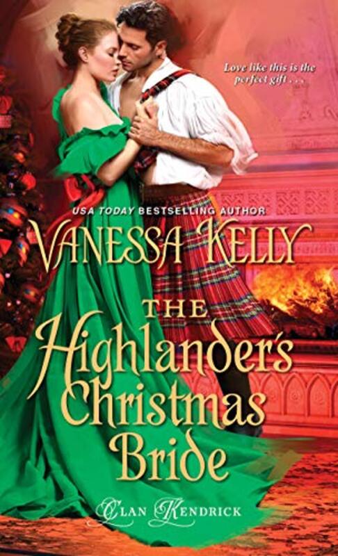 Book cover for "The Highlander's Christmas Bride" by Vanessa Kelly