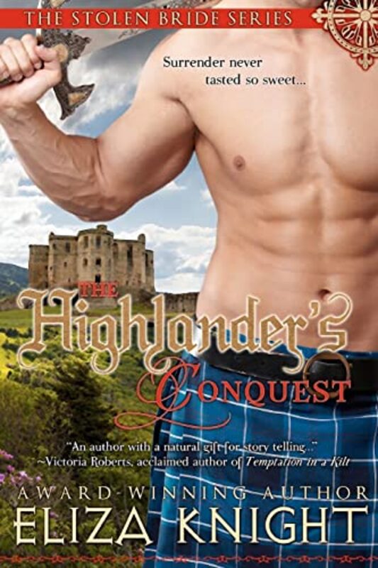 Book cover for "The Highlander's Conquest" by Eliza Knight