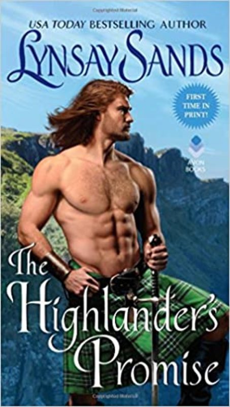 Book cover for "The Highlander's Promise" by Lynsay Sands