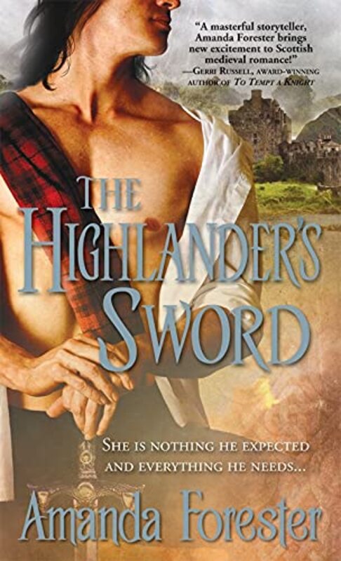 Book cover for "The Highlander's Sword" by Amanda Forester