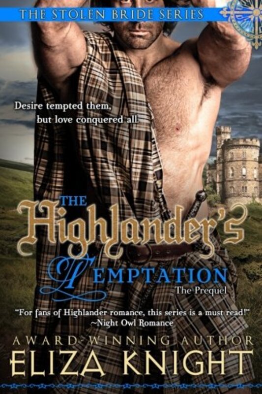Book cover for "The Highlander's Temptation" by Eliza Knight