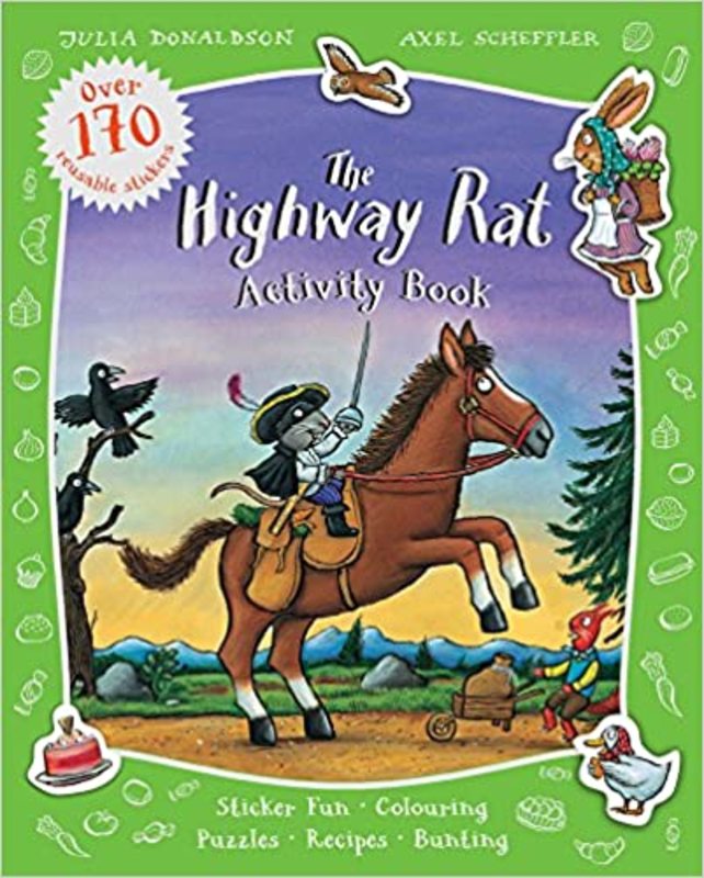 Book cover for "The Highway Rat" by Julia Donaldson