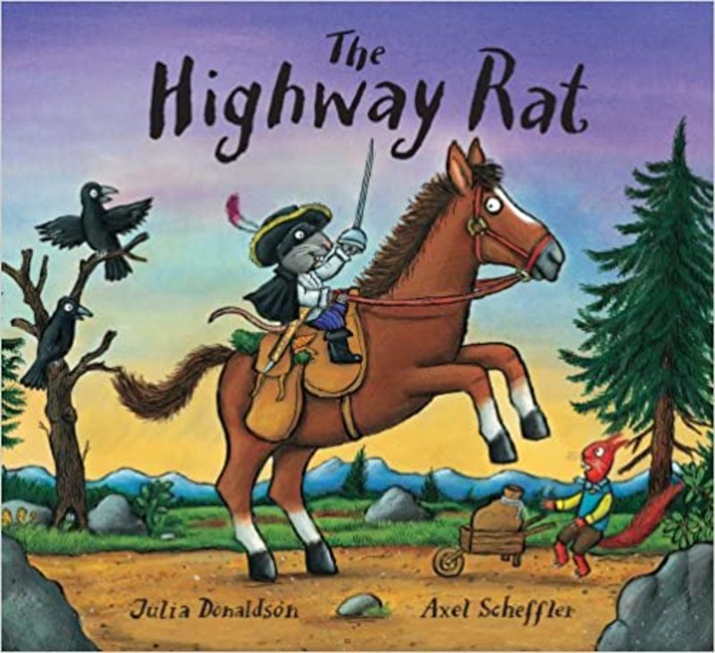 Book cover for "The Highway Rat" by Julia Donaldson
