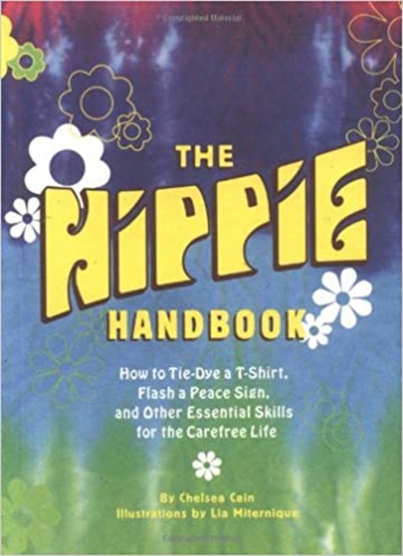 Book cover for "The Hippie Handbook" by Chelsea Cain