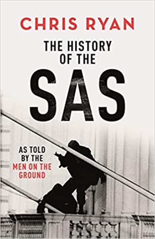 Book cover for "The History of the SAS" by Chris Ryan