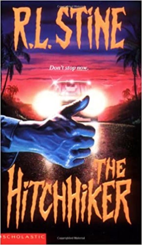 Book cover for "The Hitchhiker" by R.L. Stine