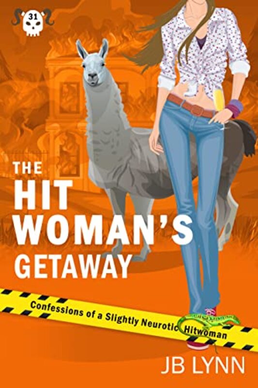 Book cover for "The Hitwoman's Getaway" by JB Lynn