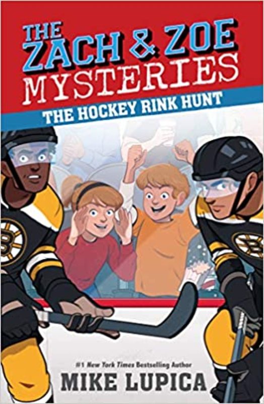 Book cover for "The Hockey Rink Hunt" by Mike Lupica