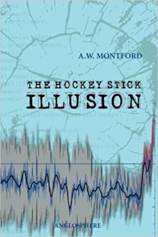 Book cover for "The Hockey Stick Illusion" by A W Montford